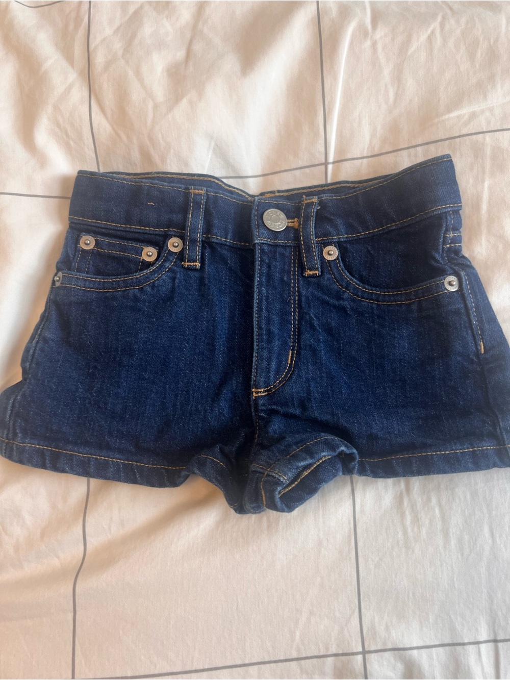 Crewcuts Dark Blue Denim Shorts. Very cute!